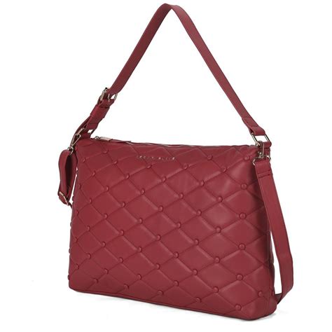 Bolsa Estilo Shoulder Marca Perry Ellis Color Rojo