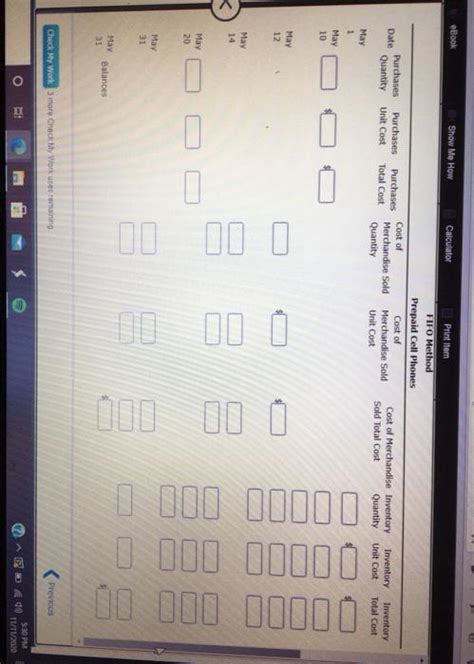 Solved EBook Show Me How Calculator Print Item Perpetual Chegg