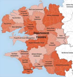 Carte Physique Du D Partement Du Finist Re