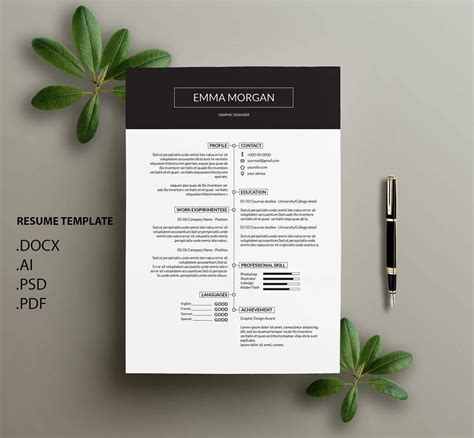 Modern Resume Templates For 2025