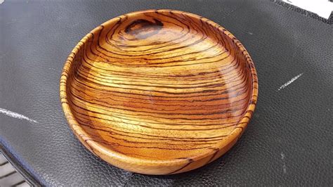 Naked Turner New Zebra Wood Bowl Youtube