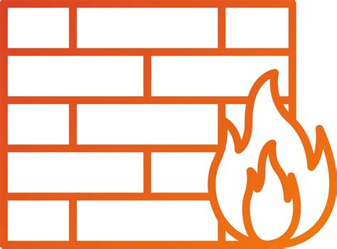 Firewall Icon Style 21725582 Vector Art At Vecteezy