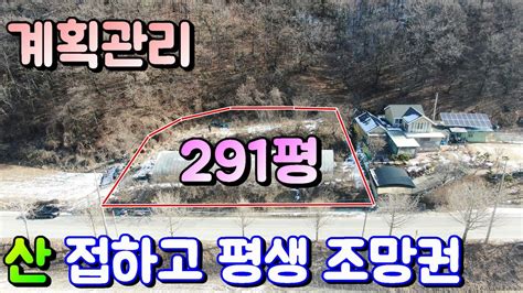 양평토지매매 매물번호 573번 산 접하고 남서향 탁트인 평생조망권 계획관리 비닐하우스 완비 Youtube