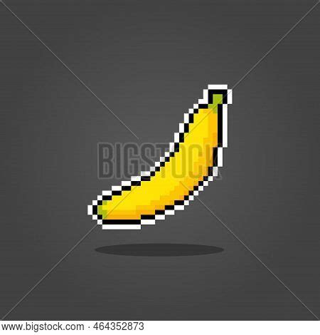 8 Bit Pixel Banana Vector Photo Free Trial Bigstock