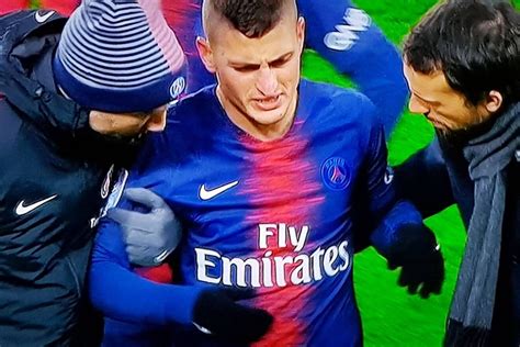 Mauvaise Nouvelle Pour Le Psg Verratti Sérieusement Blessé La Dh