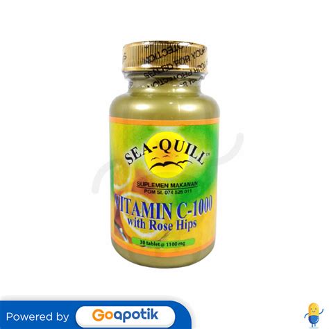 Sea Quill Vitamin C 1000 Mg With Rose Hips Botol 30 Tablet Kegunaan