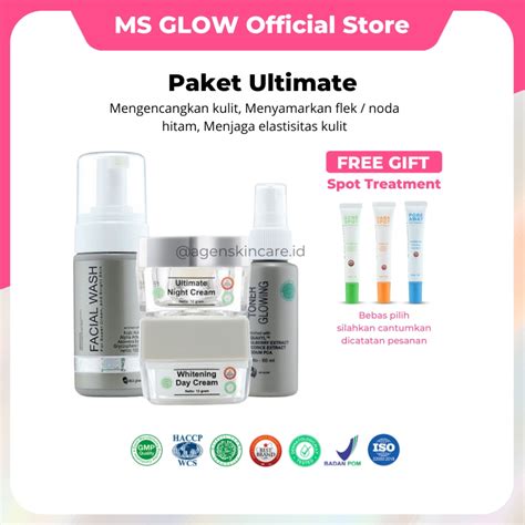 Jual Paket MS Glow Ultimate Official Store Original 100 BPOM Resmi