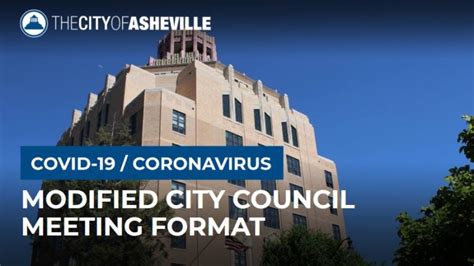 Asheville City Council Continues Remote Meetings With New Public Comment Procedure The City Of