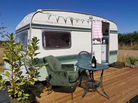 The Green Dream Vintage Caravan Ashcroft Glamping Hindolveston