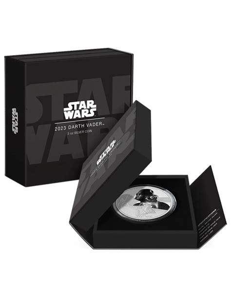 DARTH VADER Star Wars 3 Oz Silbermünze 10 Niue 2023