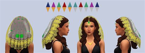 Sims 4 Wedding Veil Cc