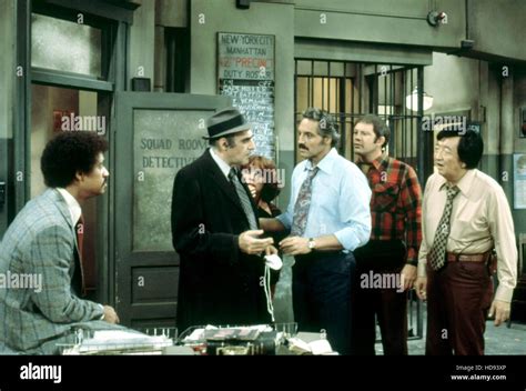 Barney Miller From Left Ron Glass Abe Vigoda Hal Linden Max Gail