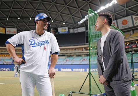 中田翔、杉谷拳士さんと再会【写真】：中日スポーツ・東京中日スポーツ