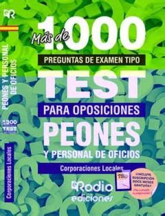 Mas De Preguntas De Examen Tipo Test Para Oposiciones Peones Y