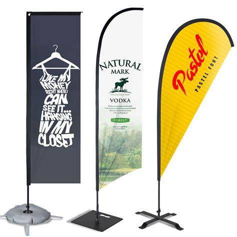 Custom Advertising Outdoor Flying Banner Teardrop Tear Drop Flags Beach Feather Flag China