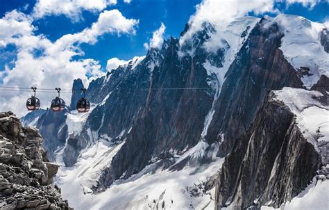 Wallpaper Ice Sky Landscape Nature Clouds Rocks Snow Mountains