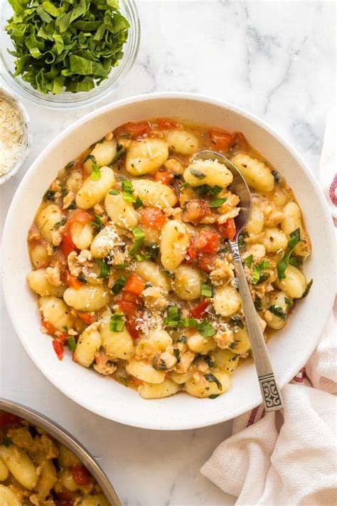 Gnocchi With Sausage Spinach And Tomatoes The Recipe Rebel