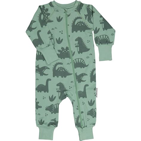 Bamboo Two Way Zip Pyjamas Dinos Geggamoja