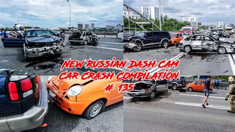 New Russian Dash Cam Car Crash Compilation Youtube