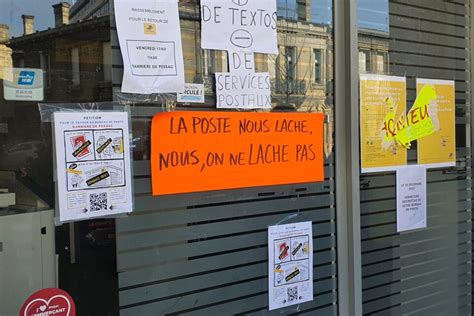 La Poste ferme un bureau à Bordeaux Depuis quand un service public