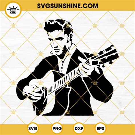 Elvis Svg Elvis Presley Svg Elvis Presley Cricut Silhouette