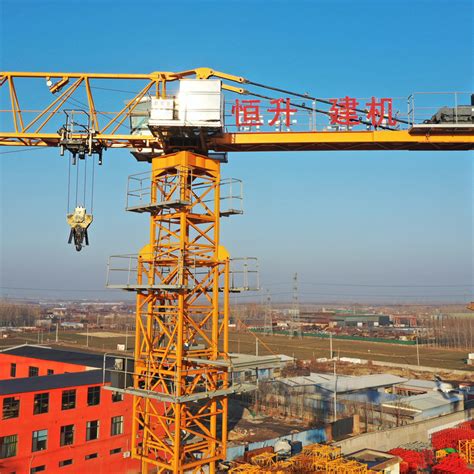 China Brand Ton Tower Crane With M Boom Length China Brand Tower