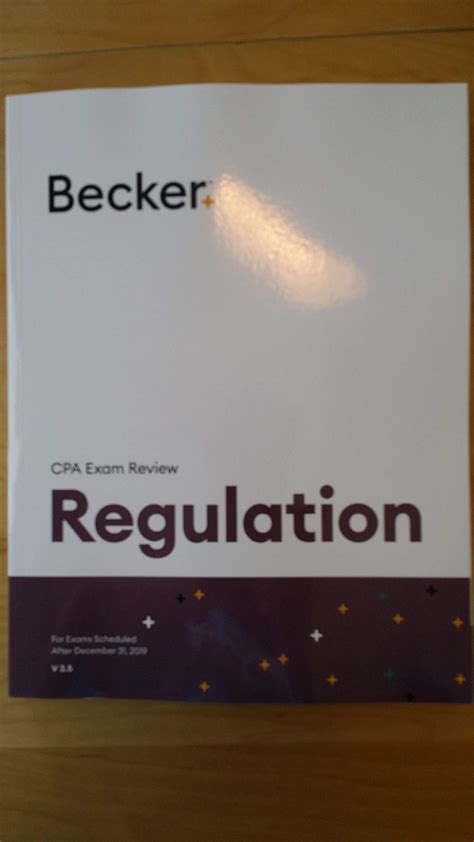 Becker Cpa Exam Review Regulation Reg 2020 Edition V35 By Becker