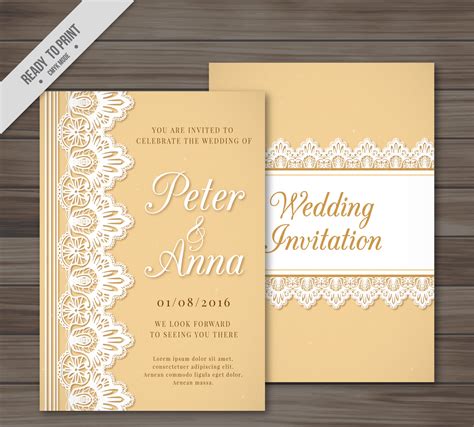 Lace Wedding Invitation 14 Examples Tips