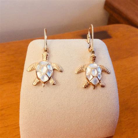 Kabana Jewelry Kabana 14k Yellow Gold Turtle Earrings With Leverbacks Jewelry Gold Jewelry