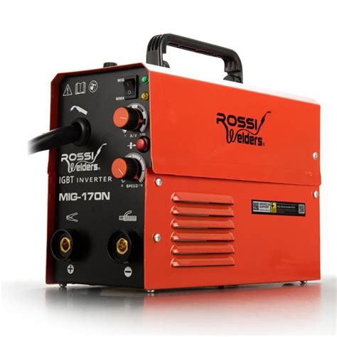 Rossi 170 Amp Portable Inverter Mig Stick Arc Welder With Carry Case