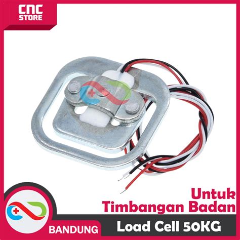 Jual Sensor Berat Load Cell 50kg Half Bridge Weight Timbangan Badan