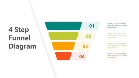 Soft Angle Funnel Diagram Powerpoint Template Slidesangel