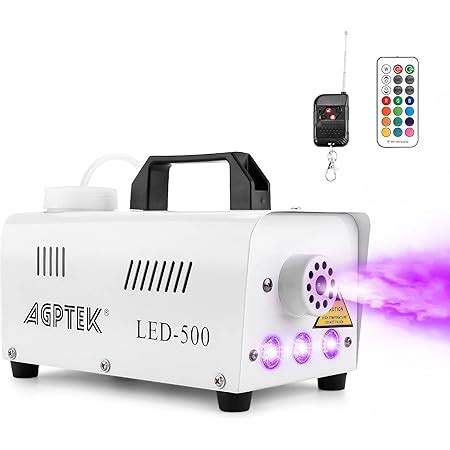 Upgraded Fog Machine Agptek Smoke Machine With Colorful Led Lights