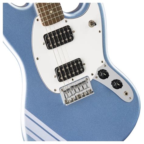 Squier Bullet Competition Mustang HH, Lake Placid Blue | Gear4music