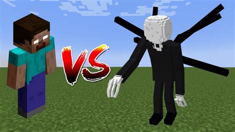 Herobrine Vs Slender Man In Minecraft YouTube