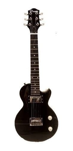 Guitarra Eléctrica Parquer Les Paul Escala Corta Negra Music Shaker