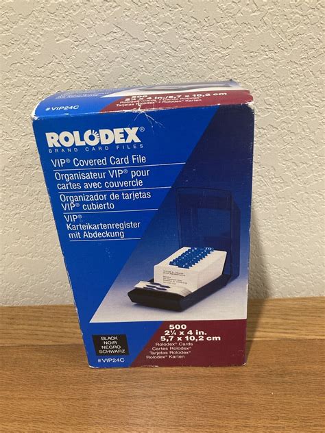 Vintage Rolodex Vip Covered Card File Vip C Cards For Sale