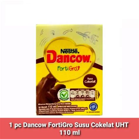 NESTLE DANCOW FORTIGRO RASA COKELAT 110ML Lazada Indonesia