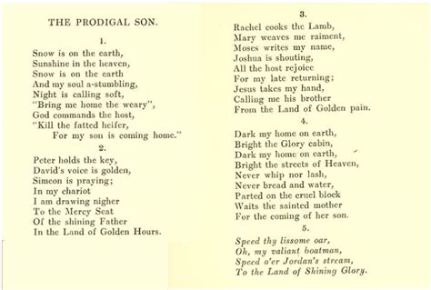 The Prodigal Son Another Mode Of Fenton Johnsons Poetry Frank Hudson