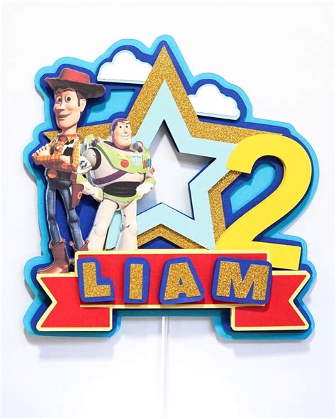 Toy Story Cake Topper Woody Cake Topper Buzz Lightyear Cake Etsy España