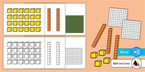 Editable Place Value Cutouts Teacher Made Twinkl