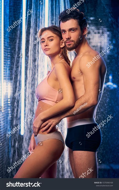 Naked Guy Lady Stand Together Man Stock Photo Shutterstock