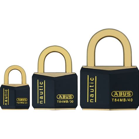 Cadenas à clé laiton T84MB Nautic ABUS Bricozor