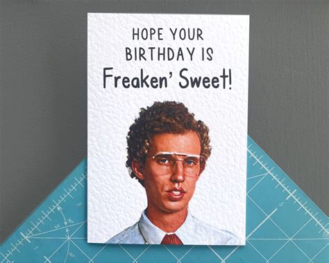 Napoleon Dynamite Birthday Greeting Card Happy Birthday Etsy Uk