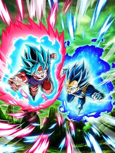 Lr Ssbk Son Goku Ssb Evolution Vegeta Dokkan Battle Tanabata