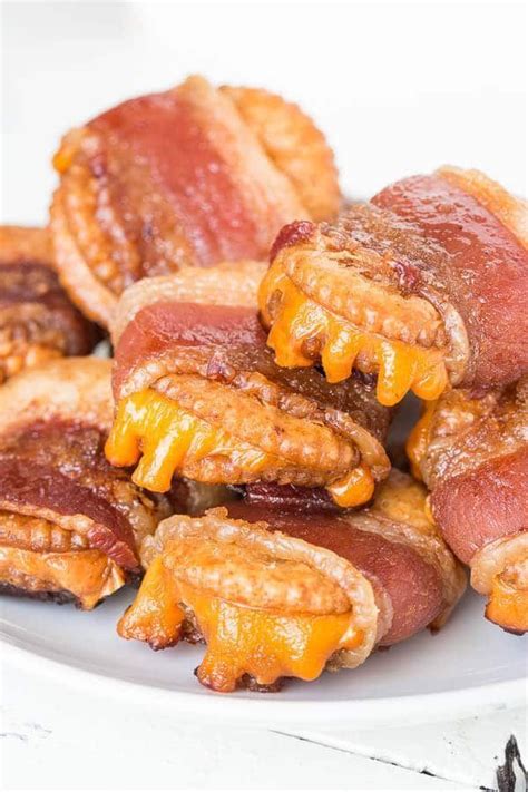 Bacon Wrapped Cheesy Crackers Video ~sweet And Savory Recipe Easy