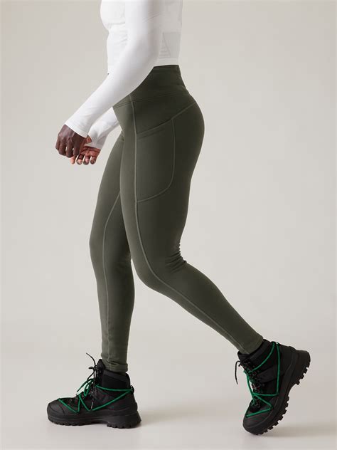 Altitude Stash High Rise Polartec® Power Stretch® Tight Athleta