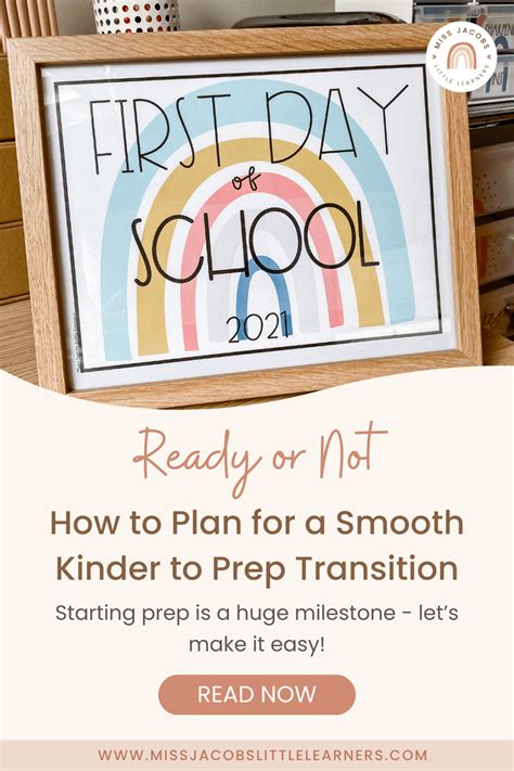 How To Plan For A Smooth Kinder To Prep Transition Miss Jacobs Little