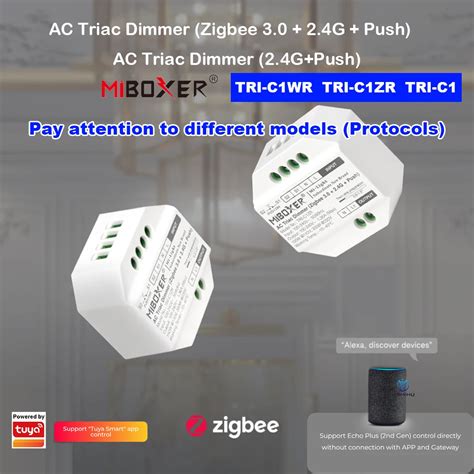 Miboxer Tri C Zr Ac Triac Dimmer Zigbee G Push Switch Push