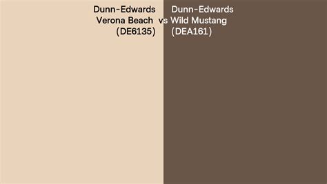 Dunn Edwards Verona Beach Vs Wild Mustang Side By Side Comparison